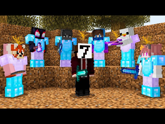 Minecraft Speedrunner VS 6 Hunters REMATCH