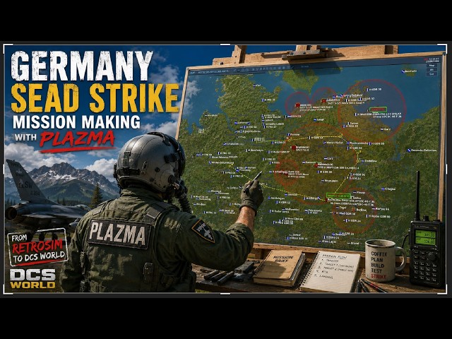 Germany SEAD Strike | Full Mission Build from Scratch | Digital Combat Simulator Tutorial