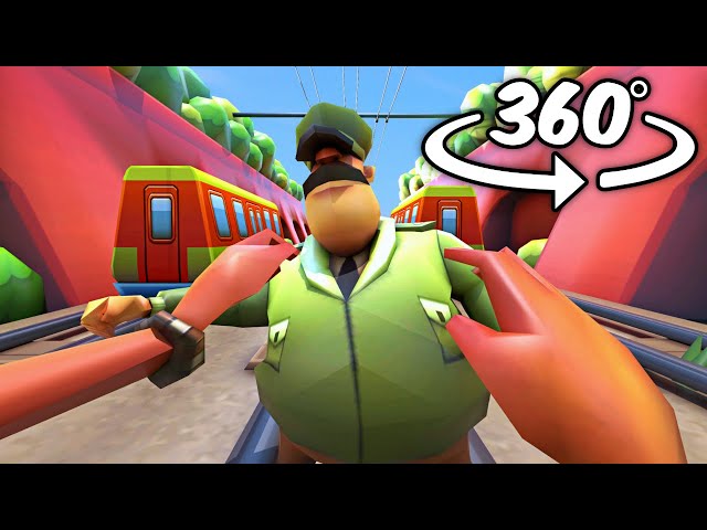 Playing Subway Surfers in 360 Degrees