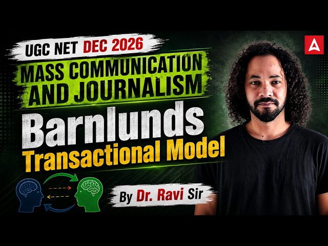 UGC NET Mass Communication & Journalism | UGC NET Mass Communication Barnlunds Transactional Model