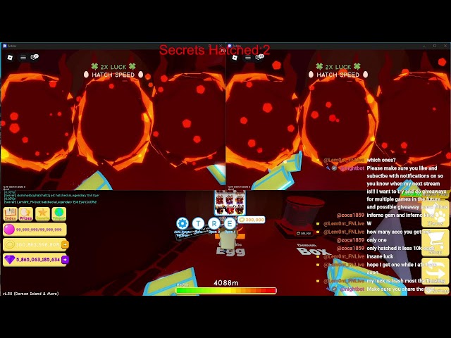Live Playing Roblox Bubble Gum Simulator BGS new update 81