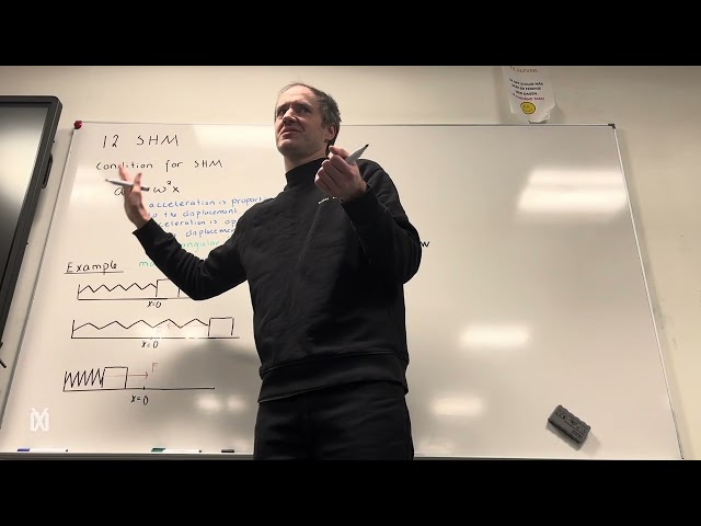 Simple Harmonic Motion, Monday - 5th, January 