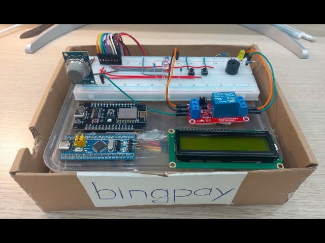 Hệ thống IoT Cảnh báo khí gas cảm biến MQ-2, STM32F103C8T6 kết hợp với ESP8266 WiFi