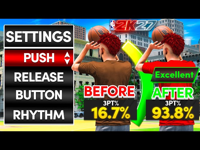 HOW TO SHOOT ON NBA2K27! Full Guide to Button or Rhythm Shots, Shooting w/ No Meter & Secret Tricks!