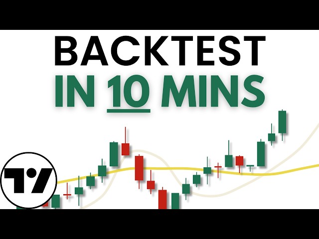 How to Backtest a Trading Strategy in TradingView in 10 Minutes | Pine Script Tutorial