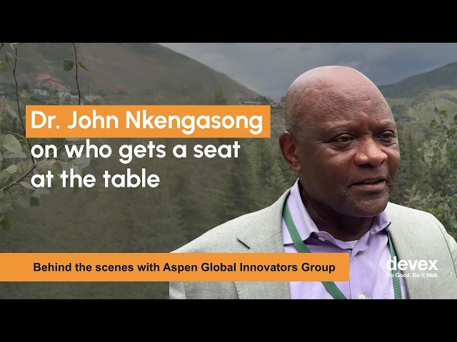 Dr. John Nkengasong on who gets a seat at the table