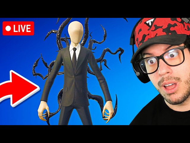 🔴 LIVE! - PLAYING WITH VIEWERS!! NEW *SLENDER MAN* SKIN in FORTNITE!
