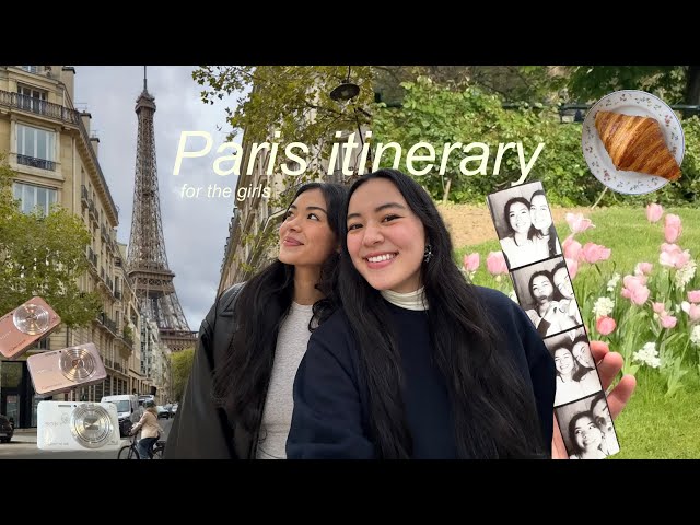 our perfect PARIS GIRLS TRIP ITINERARY 🥐. ݁˖🌷⊹ ࣪ ˖ (vintage shopping, cafes, parks, + more!)