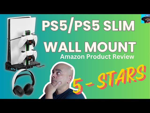 PS5/PS5 Slim Wall Mount Kit - Amazon product review