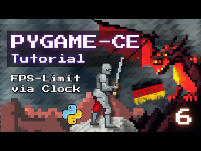 Pygame CE: Limiting FPS with Clock and tick() | #6