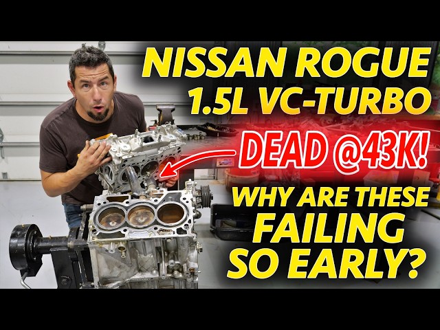 Absolute JUNK? This 2023 Nissan Rogue 1.5L VC-Turbo Engine FAILED At Just 43,000 Miles!