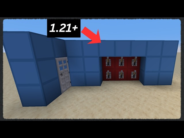 How to build a simple lever lock in Minecraft (Java Edition)