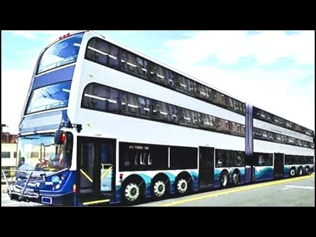 GIGANTES DE LAS CARRETERAS - 15 Autobuses Más Grandes Del Mundo