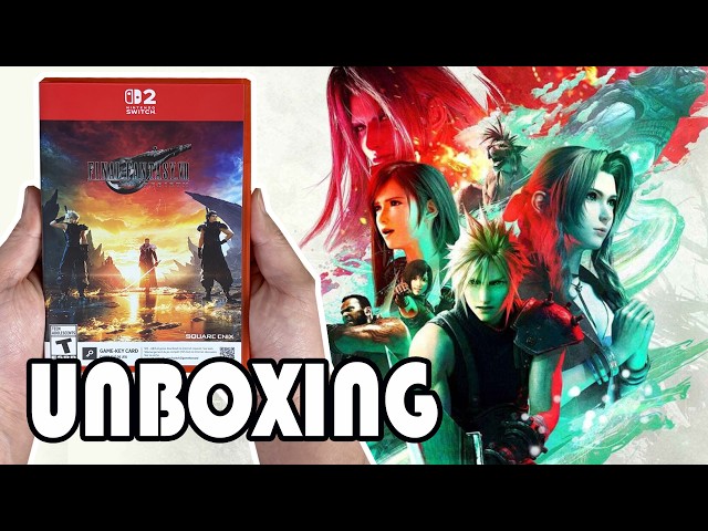 Final Fantasy VII Rebirth (Nintendo Switch 2) Unboxing