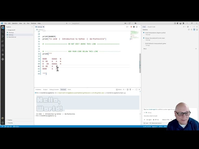 Assignment 1 - Hello World GitHub and VS Code