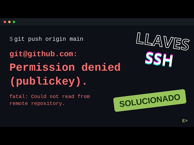 Permission denied (publickey) when pushing to GitHub | SOLUTION 2026