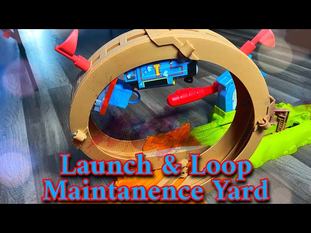 Motorized Launch & Loop Maintenance Yard! {Unboxing & Testing}