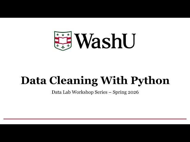 Data Lab: Data Cleaning With Python
