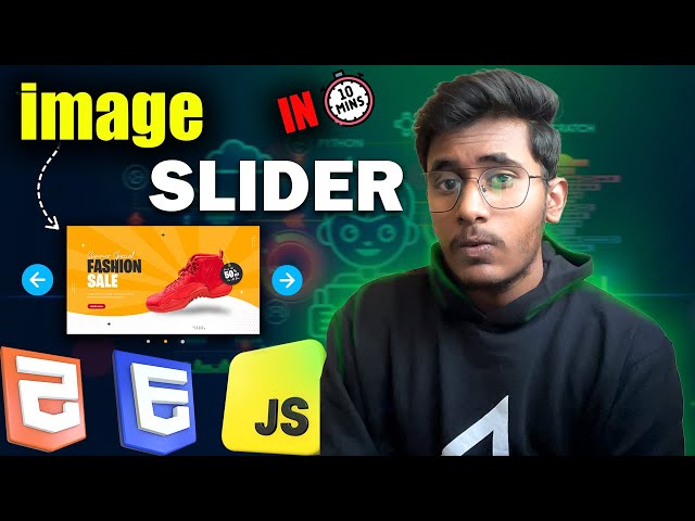How to Make Image Slider Animation in HTML, CSS & JavaScript | IN JUST 10 MINUTE