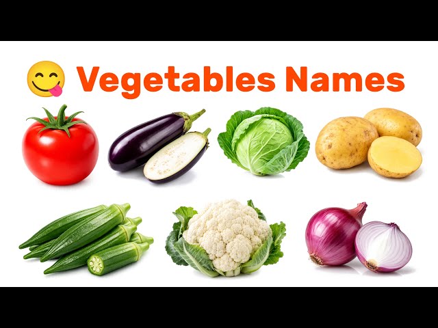 Chocolate Names | Vegetable Names | Learning Video for Kids