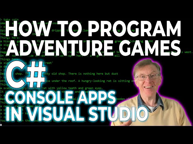 Create a C# Console Application in Visual Studio (Complete Course in Adventure Game Programming)