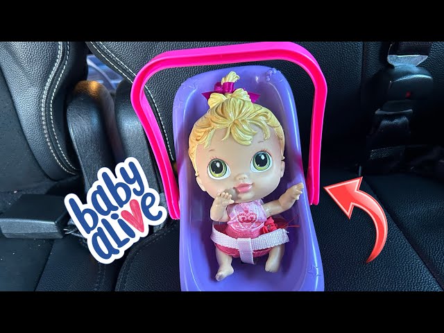 NEW Baby alive crib life doll goes on a outing 🛒