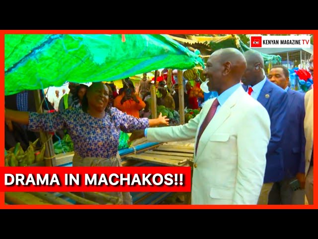 WAKENYA WAMECHOKA!! See what this Kamba Mother told Ruto Face to Face in Machakos during his visit