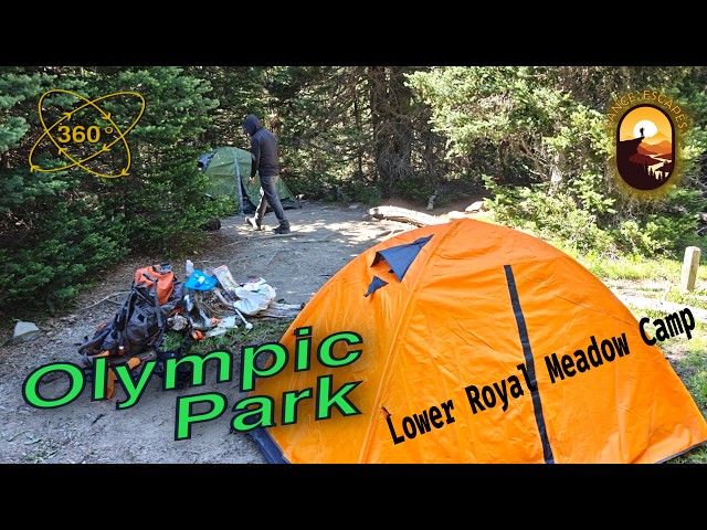 Our Royal Basin campsite - in 360°/VR