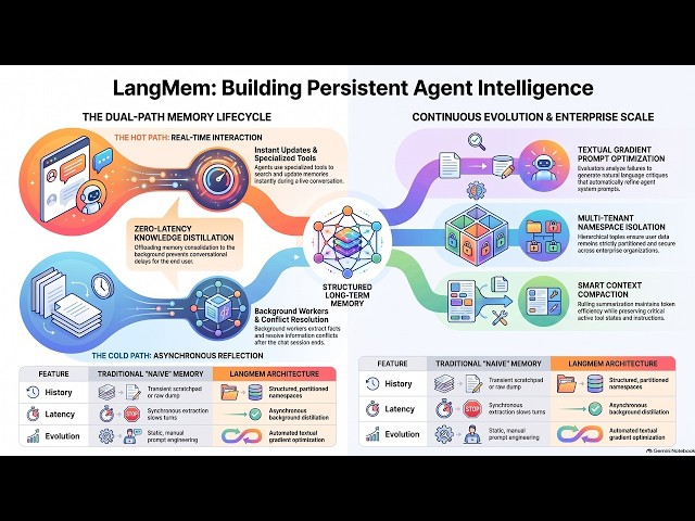 LangMem Architecture: Persistent Memory & Adaptation