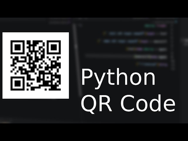 QR Code generator in python! | Simple beginner python project