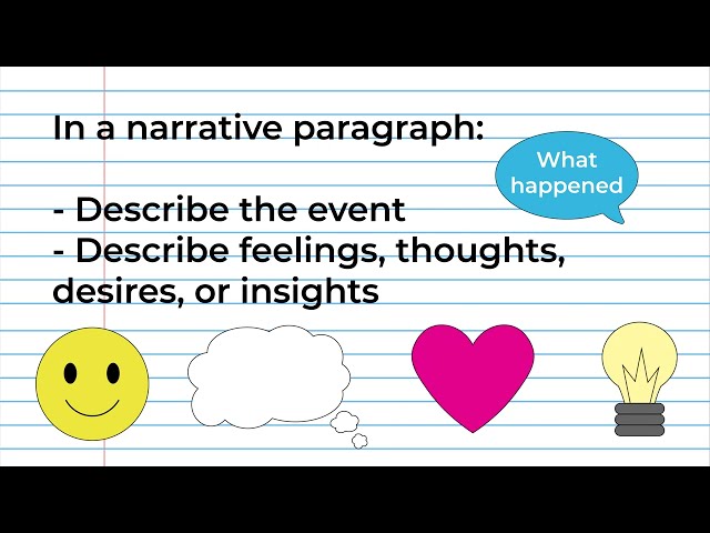 Narrative Paragraphs
