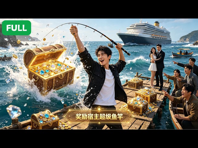 窮小伙靠一條破木筏一個破魚竿釣出了整個萬界！小龍女幫他探海、魯班幫他造船——其他人還在划槳！#ai #aivideo #aiart #aishorts