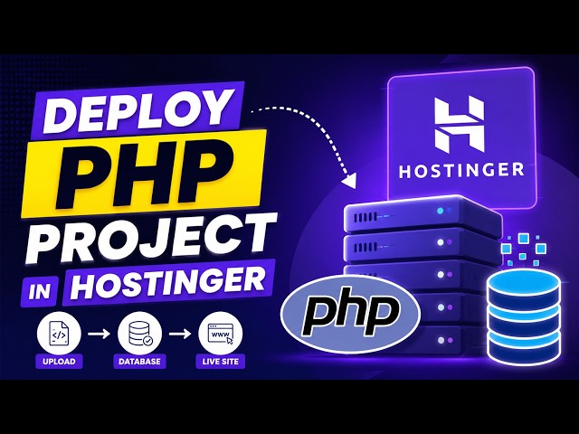 How to deploy php projects on hostinger