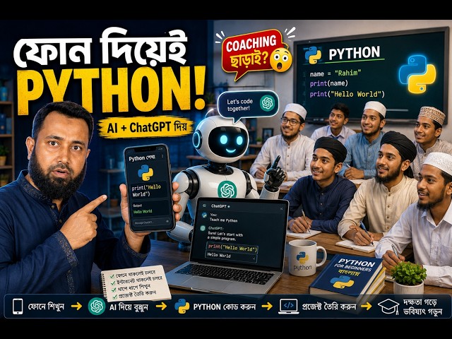 Learn Python for 100% FREE on Your Phone! | ChatGPT | ChatGPT