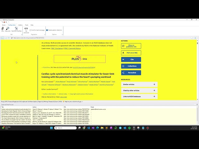 Scrape Author Names and Emails from National Library of Medicine |  pmc.ncbi.nlm.nih.gov