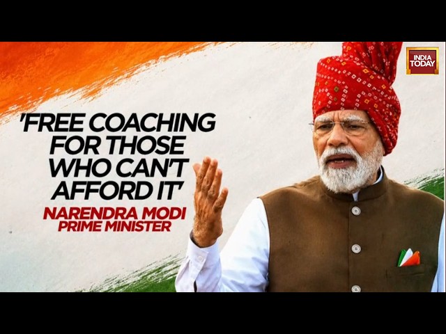 PM Modi Announces Free Online Coaching For Students Who Can't Afford | Independence Day 2026
