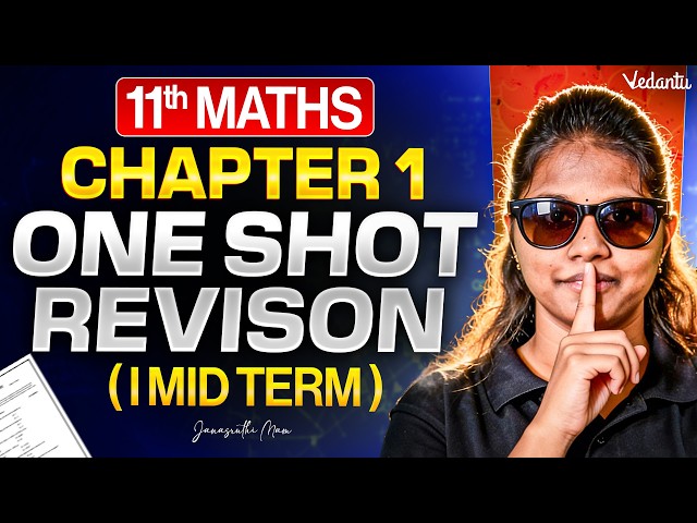 11th Maths | Chapter 1 One shot revison First mid term | TN State Board | Janasruthi Ma'am