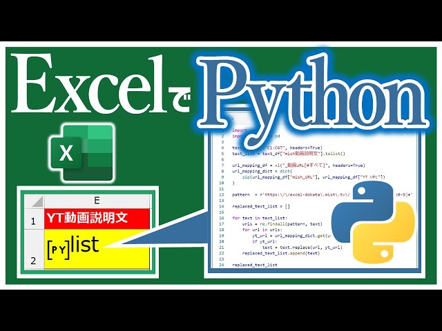 Entering Python code in Excel using the Python editor [Python in Excel] [YT0201]