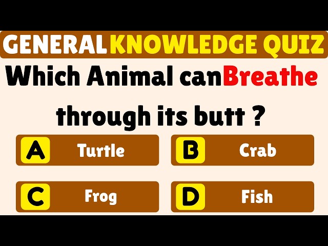 50 Amazing General Knowledge Facts You Should Know | GK Quiz & Interesting Facts.
