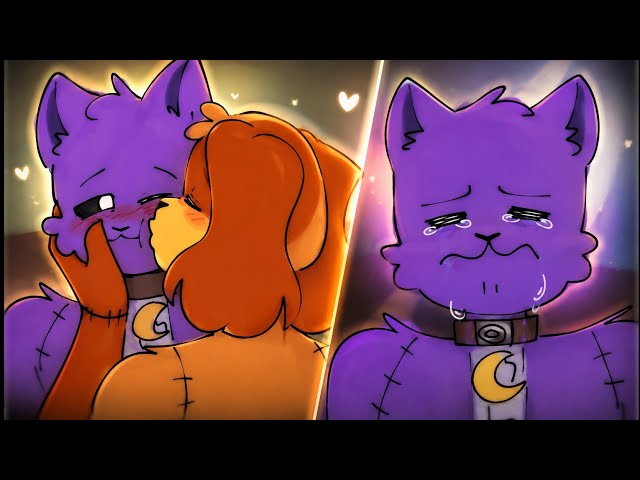 My Obsessive Moon ( Dogday x Catnap ) | Smiling Critters Comic Dub Part 1-3 "chapter 2"
