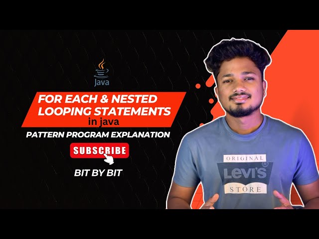 For Each loop and Nested Loop in Java | Execution Flow Explanation 