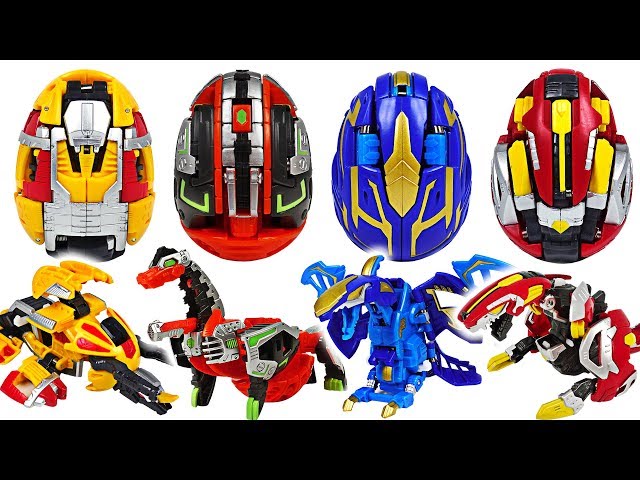 Transform from eggs to dinosaur! Hello Carbot Kung BrachiKung, TyraKung appeared!! #DuDuPopTOY
