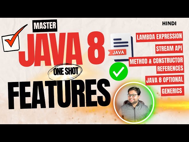 🔥 Java 8 new features in one shot | Hindi