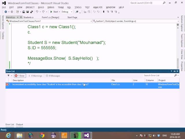 16 MTA 98 361 Understand Inheritance Conversion Casting part 1