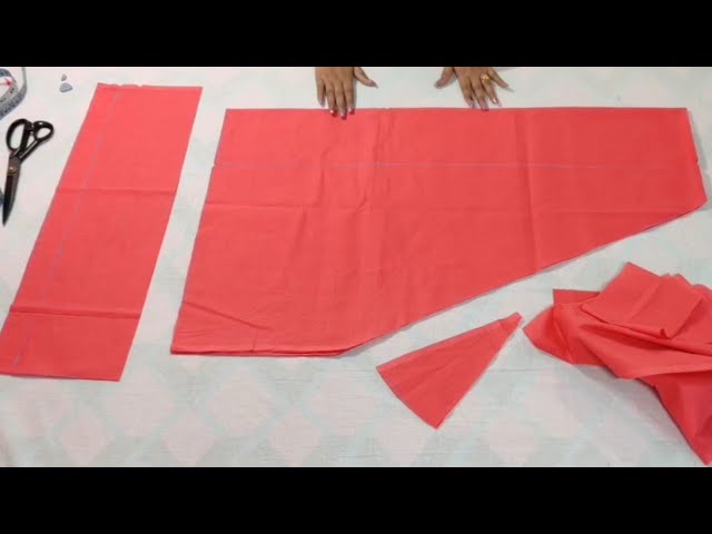 Wow!! Salwar in 2 meter of cloth, 2 मीटर के कपड़े में सलवार, How to cut and stitch salwar just in 2m