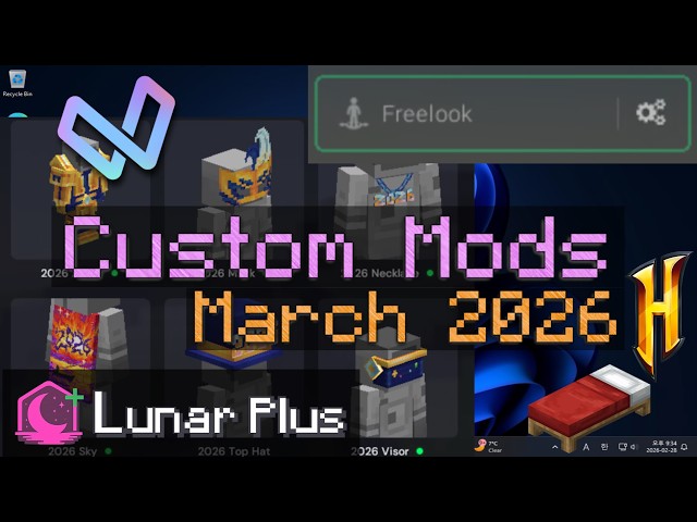 How to get Lunar Client all cosmetics for free & install custom 1.8.9 mods (2026 March+)