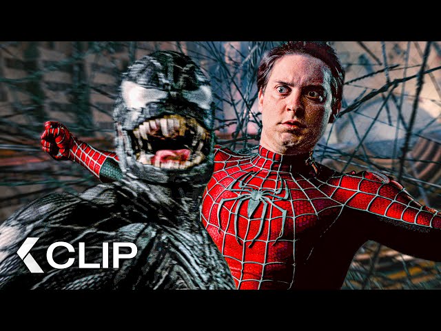 Spider-Man vs. Venom And Sandman BRUTAL Fight - SPIDER-MAN 3 Clip | Tobey Maguire