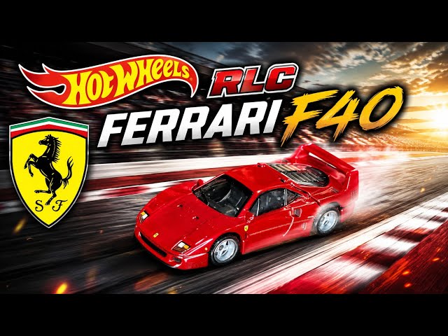 Hot Wheels RLC Ferrari F40 #Ferrari #HotWheels #Toys 