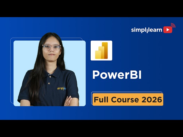 Power BI Full Course 2026 | Power BI Tutorial | Learn Data Analytics With Power BI | Simplilearn