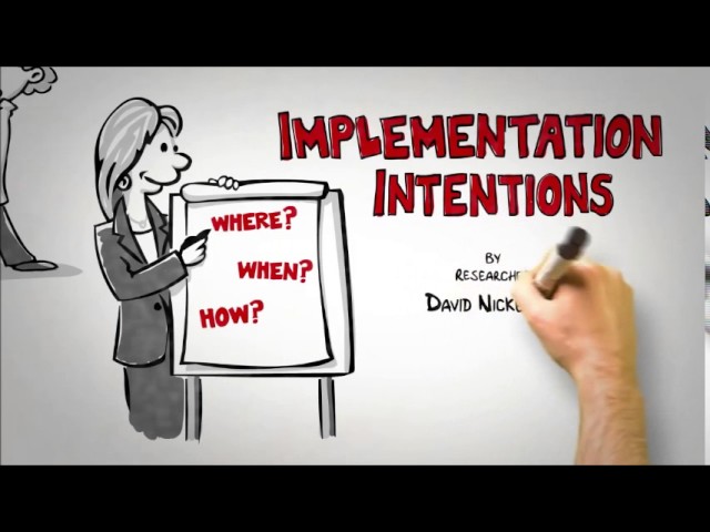 Psychology and ELT - Implementation Intentions